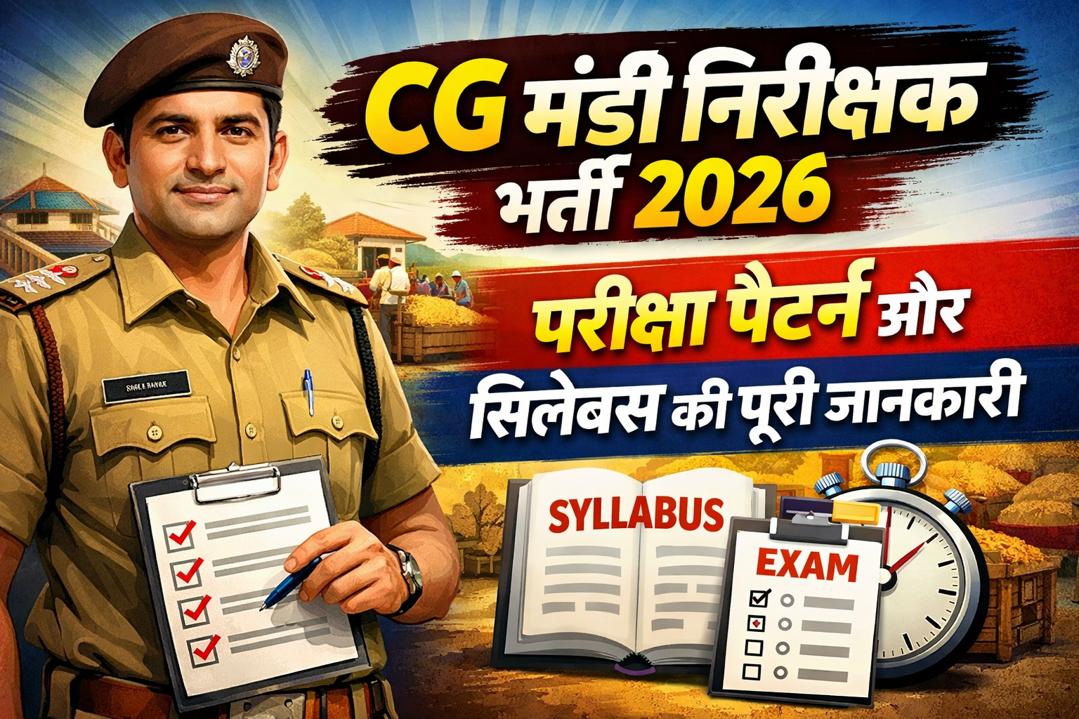 CG Mandi Nirikshak Recruitment 2026