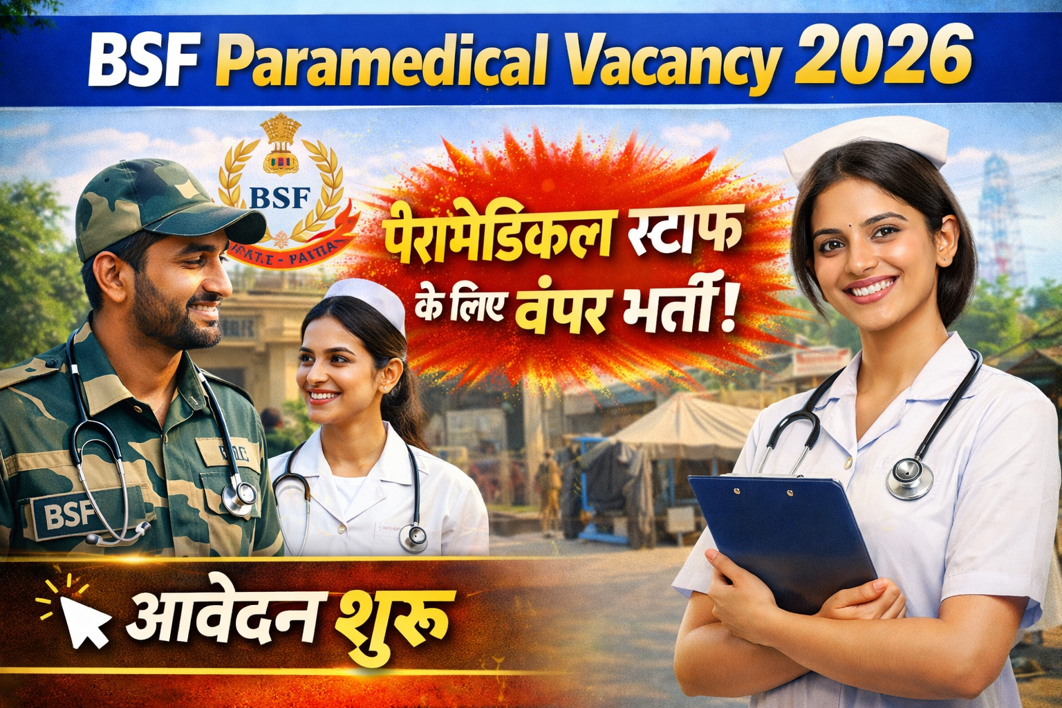 BSF Paramedical Vacancy 2026